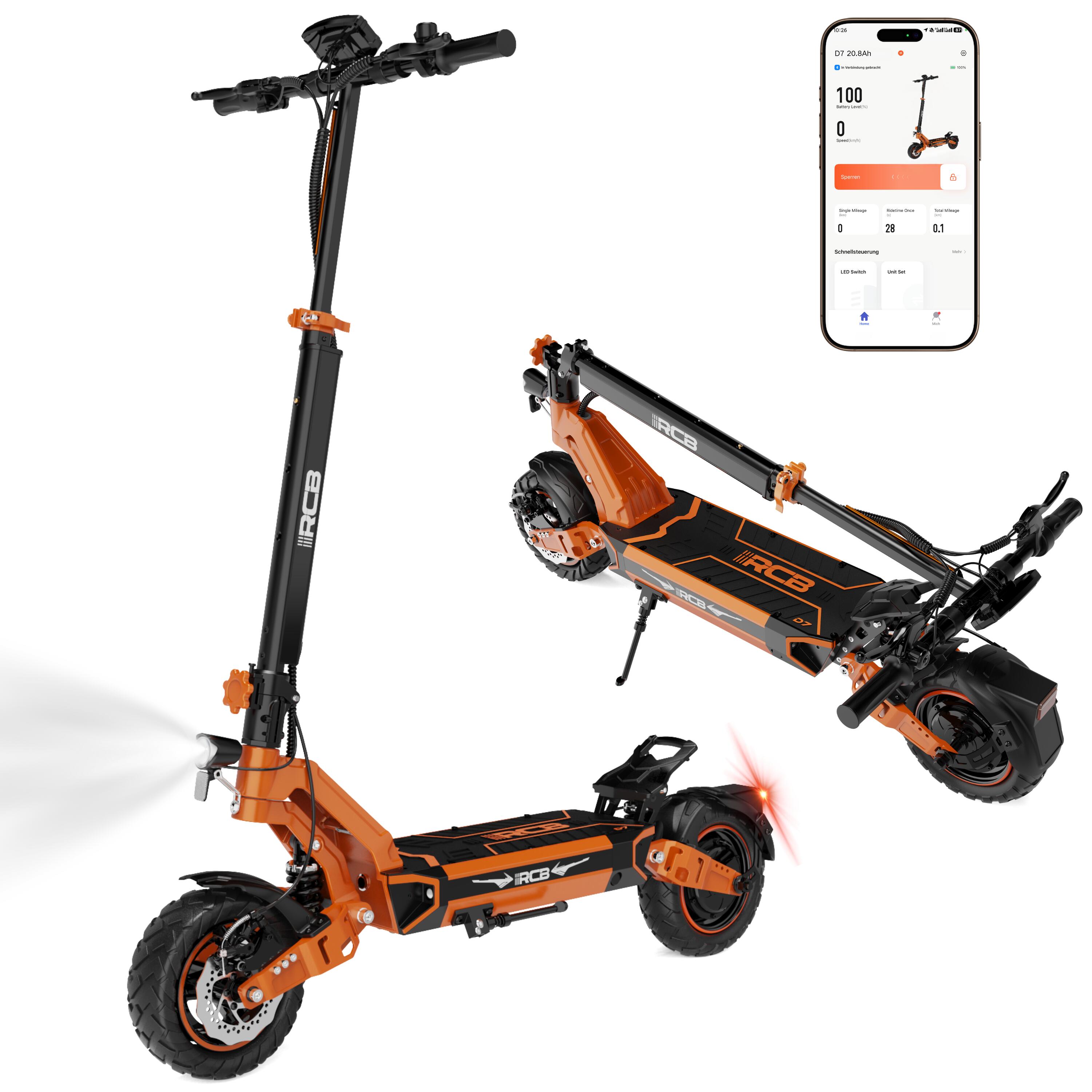 Trottinette elétrica para adultos rcb-d7-20.8ah