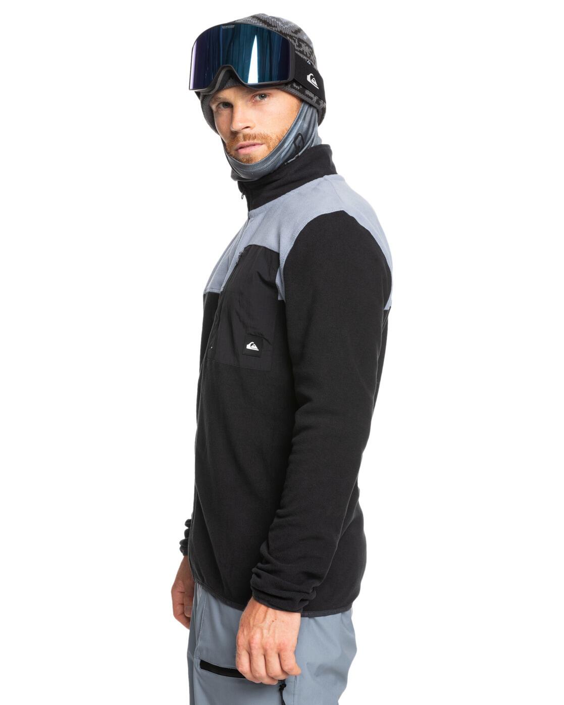 Felpa da snowboard con zip intera Quiksilver Aker da uomo 2/5