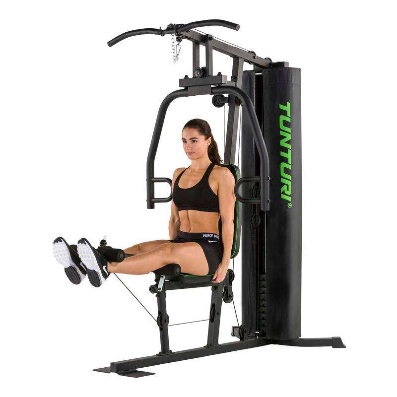TUNTURI - HG20 - Station de Musculation Polyvalente - Charge Guidée 60 kg