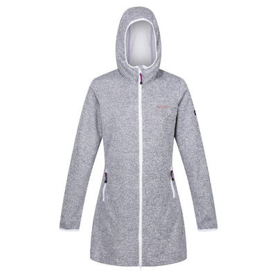 Giacca In Pile Linea Lunga Donna Regatta Bloomfield Acqua Sbiancata Blu Tahoe