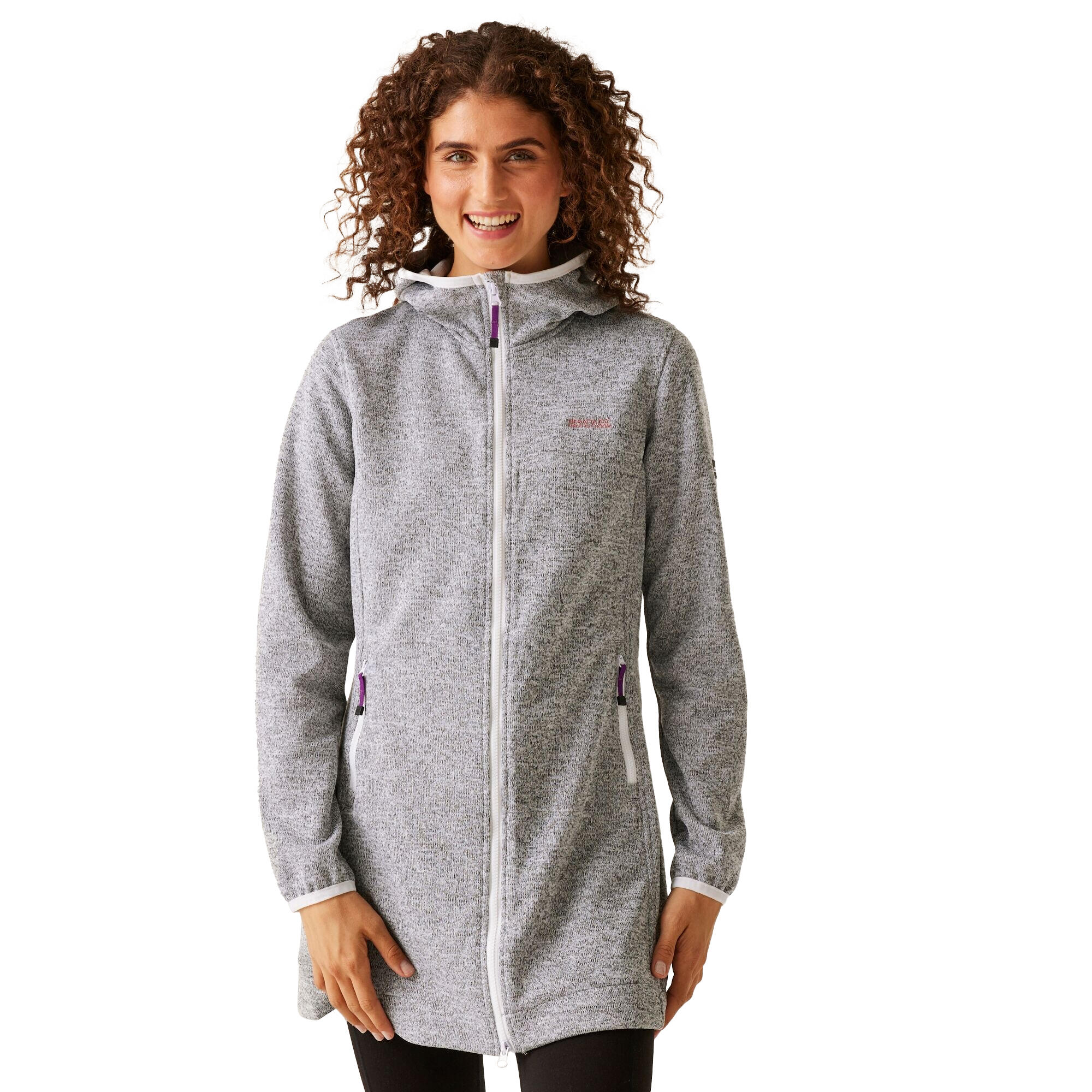Veste Polaire BLOOMFIELD Femme (Lavande / Blanc) 4/5