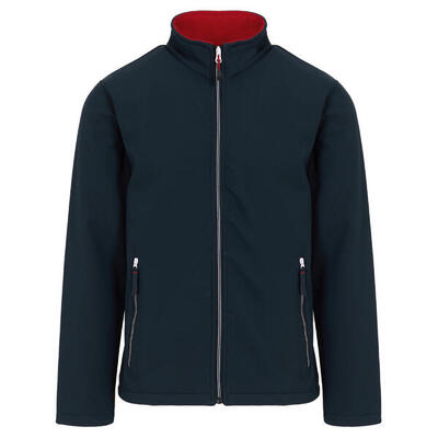 Heren fleece jas (zwart/minaalgrijs)