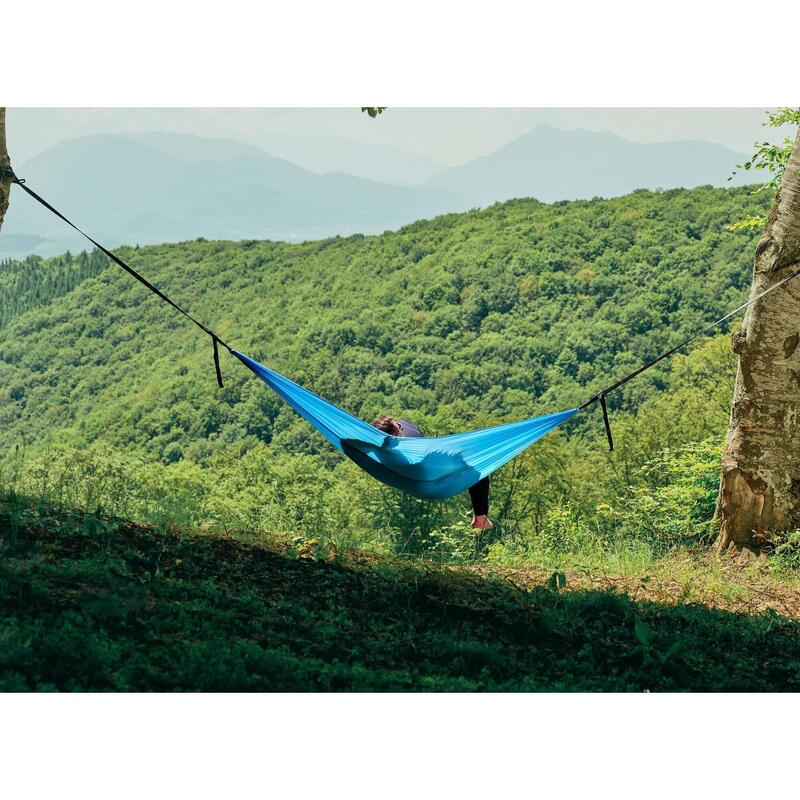 Hamac din material parasuta,ultra usor,270x140 cm,curele de prindere si carabine