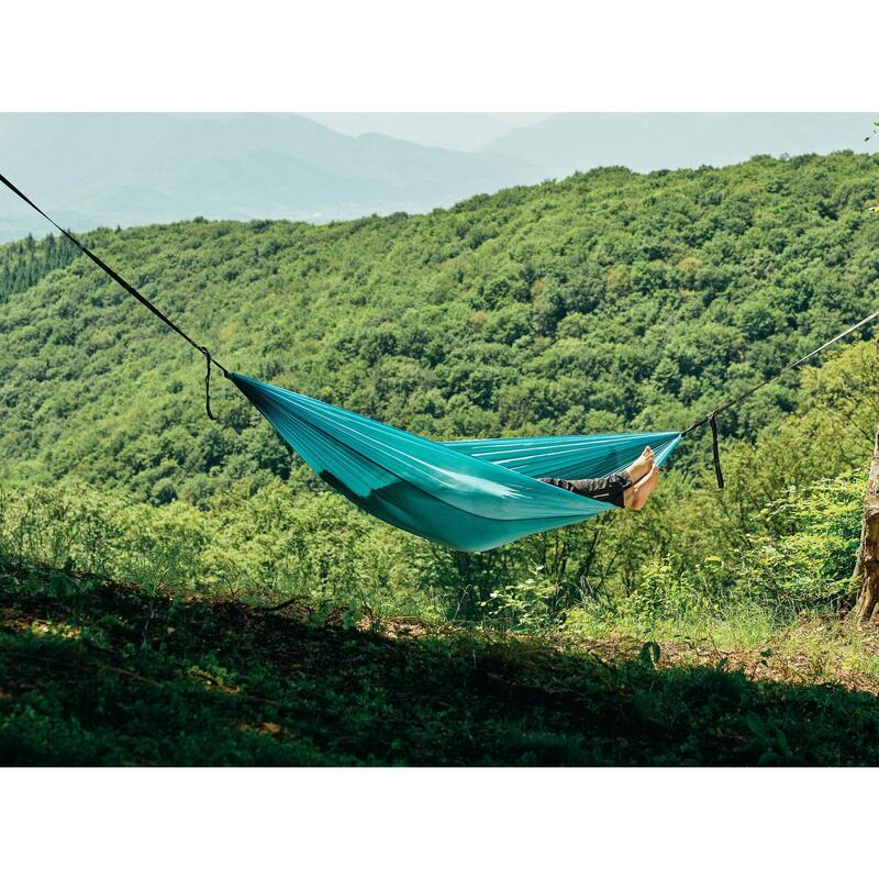 Hamac din material parasuta,ultra usor,270x140 cm,curele de prindere si carabine