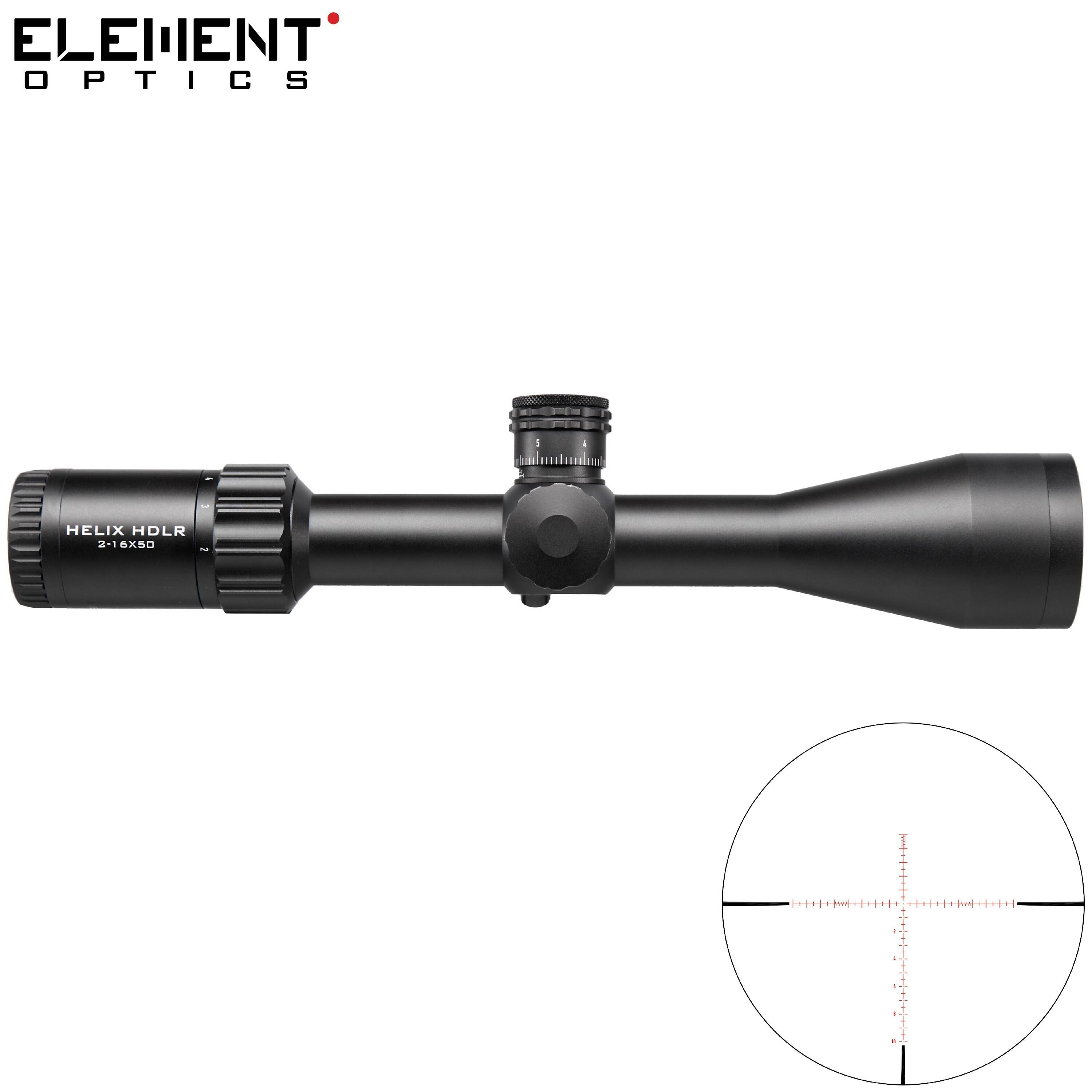 Ottica Element Optics Helix HDLR 2-16X50 SFP MRAD APR-1C 3/4