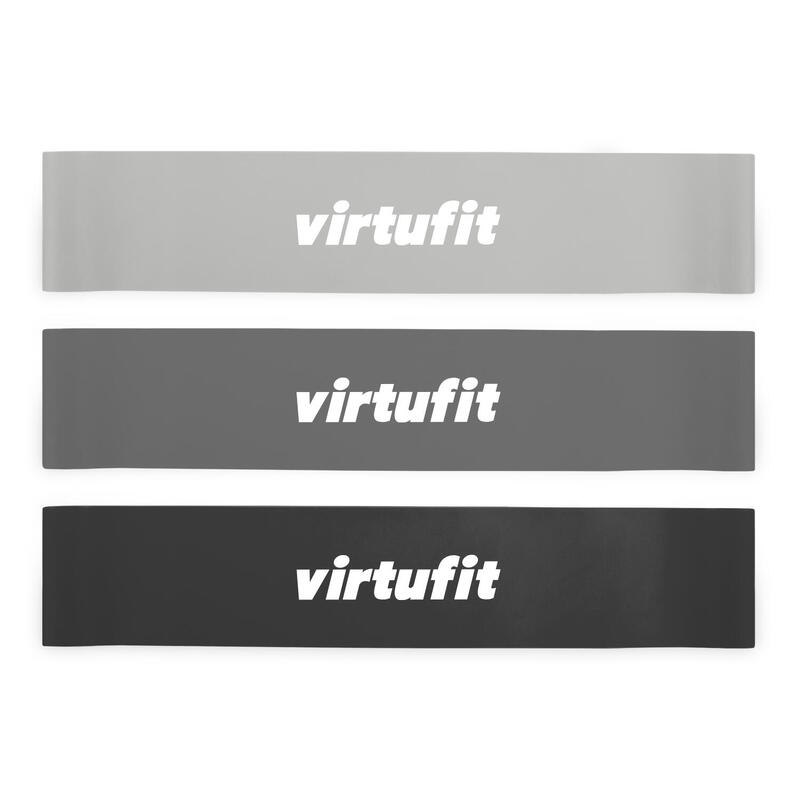Set benzi elastice de rezistenta pentru antrenament 3 bucati Mini VirtuFit