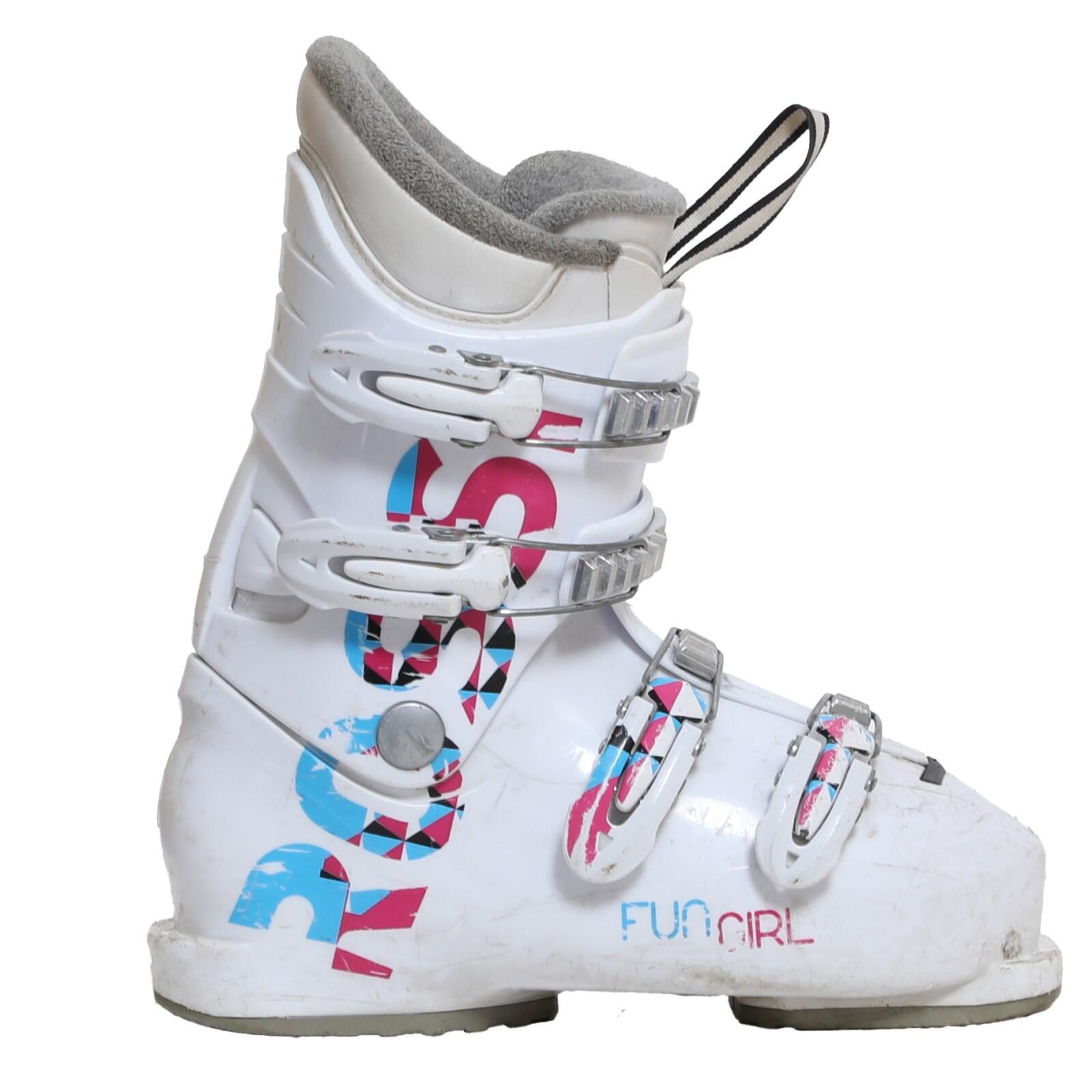 ROSSIGNOL RECONDITIONNE - Chaussure De Ski Junior Rossignol Fun Girl_4 Crochets