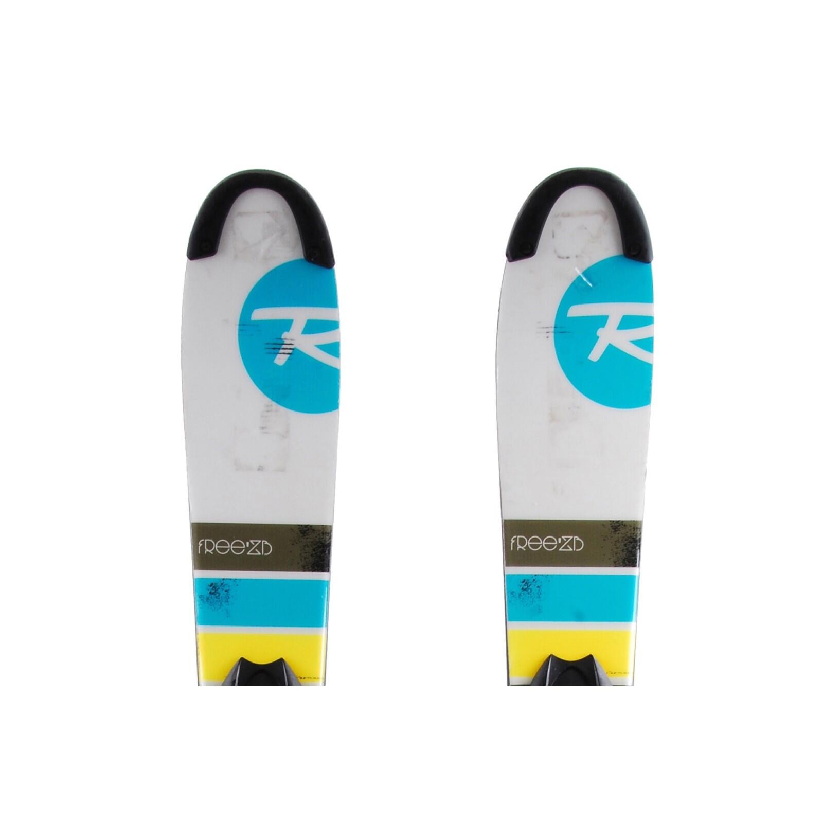 RECONDITIONNE - Mini Ski Rossignol Scratch Free Zb + Fixations 2/4