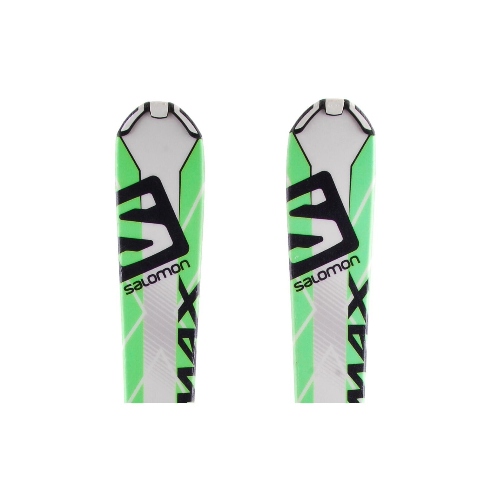 RECONDITIONNE - Mini Ski Salomon Shortmax + Fixations 2/4