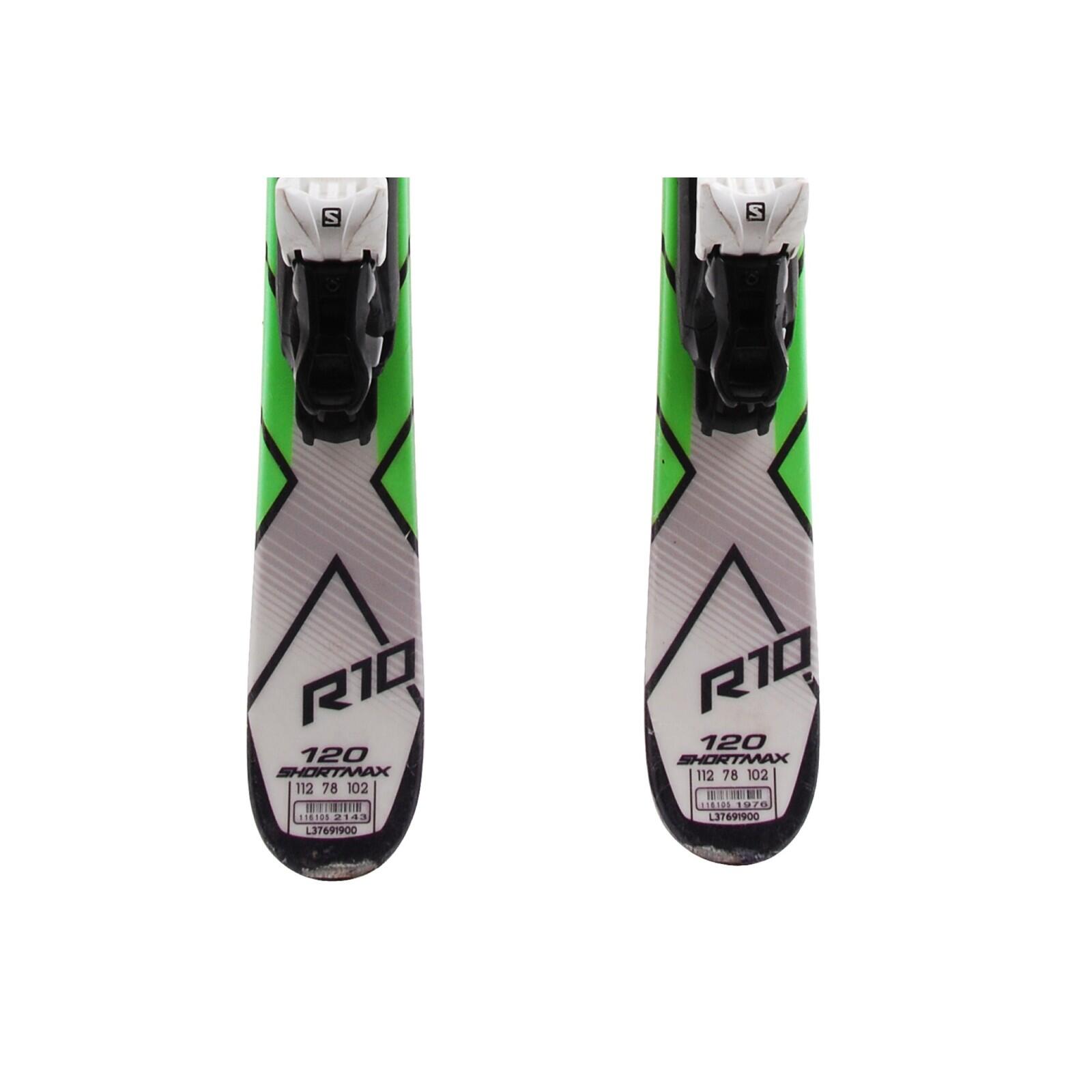 RECONDITIONNE - Mini Ski Salomon Shortmax + Fixations 4/4