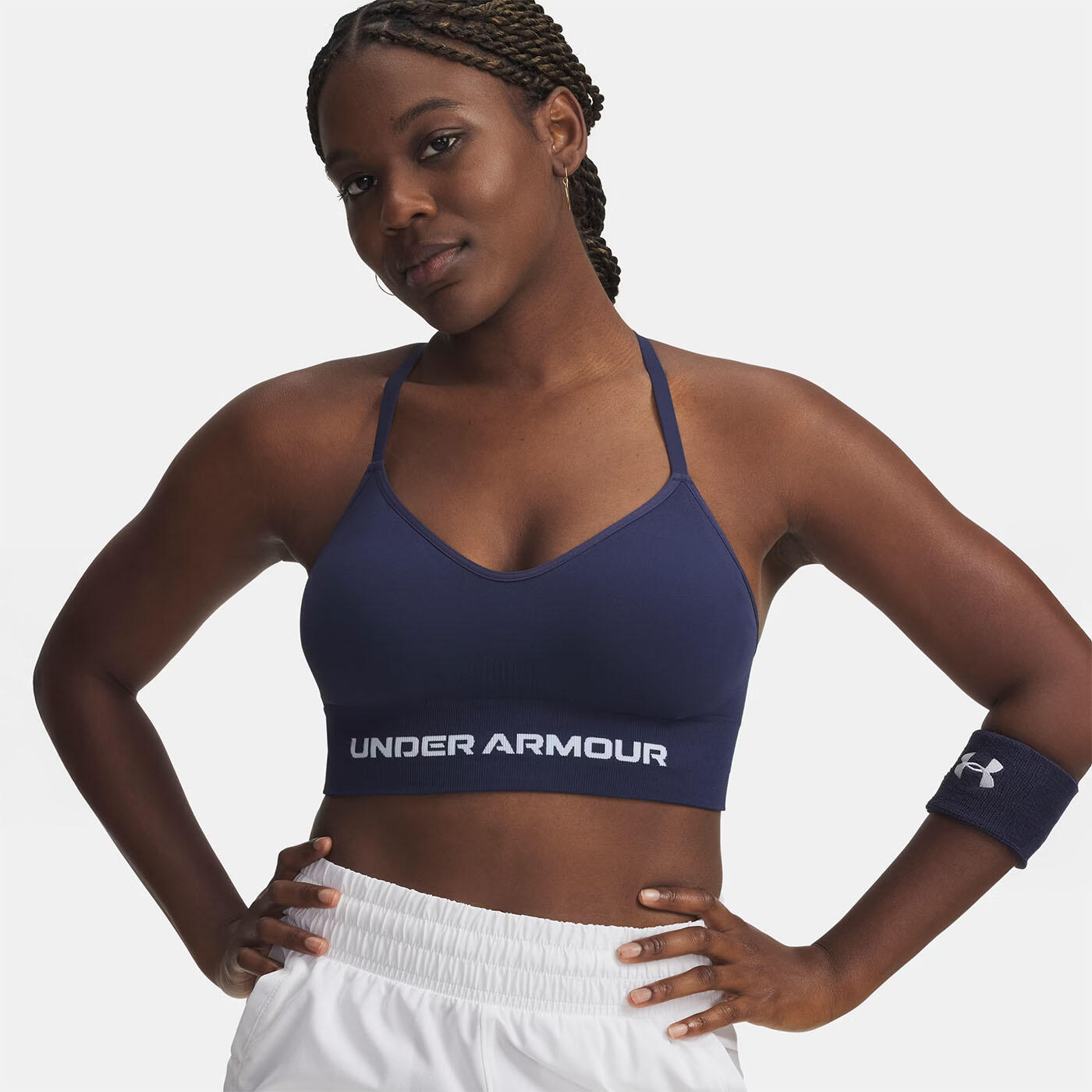 Biustonosz treningowy Under Armour Vanish Seamless Mid Branded 5/7
