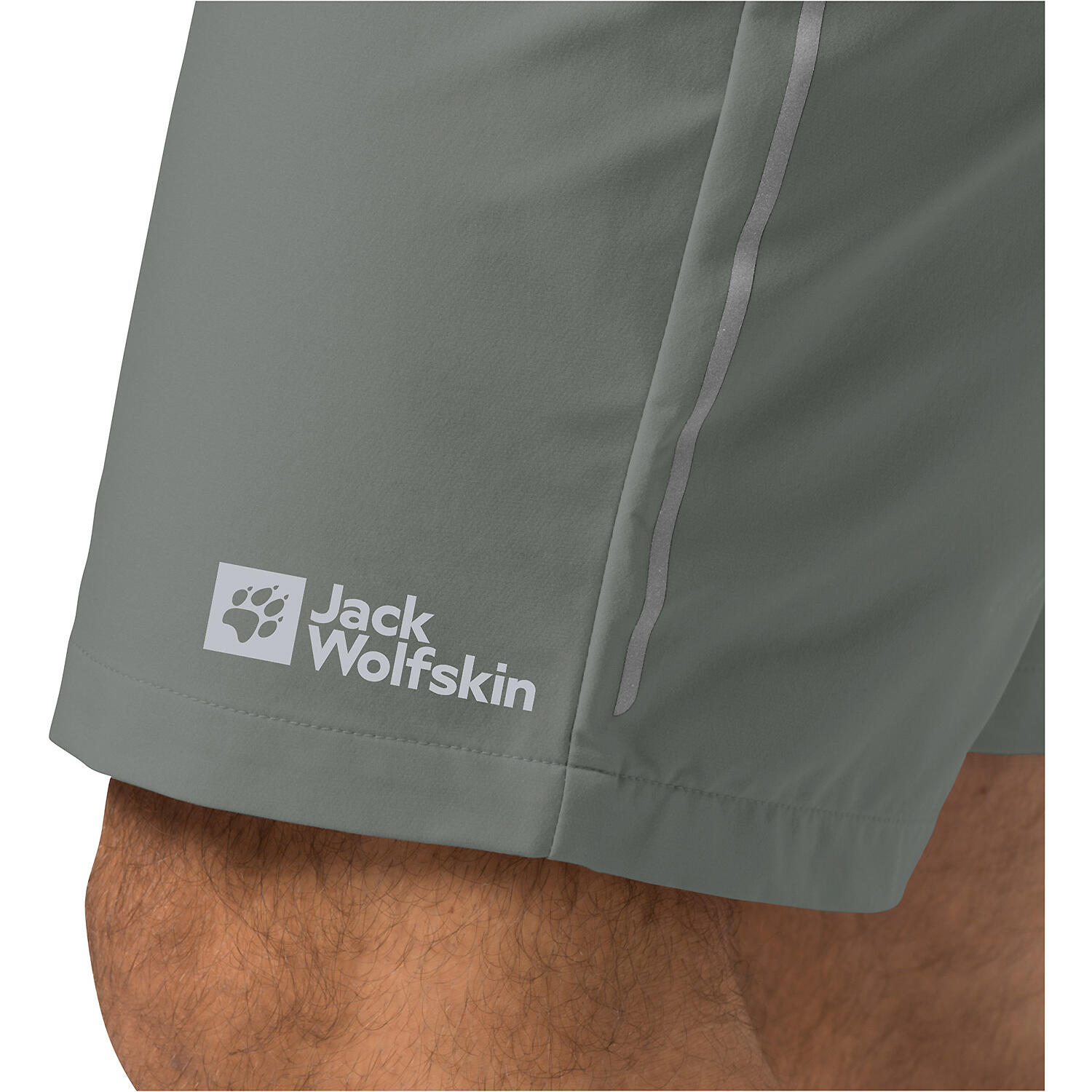 Jack Wolfskin Tourer Shorts M Synthetic Fiber Shorts Gecko Green Grey Größe 5... 4/6