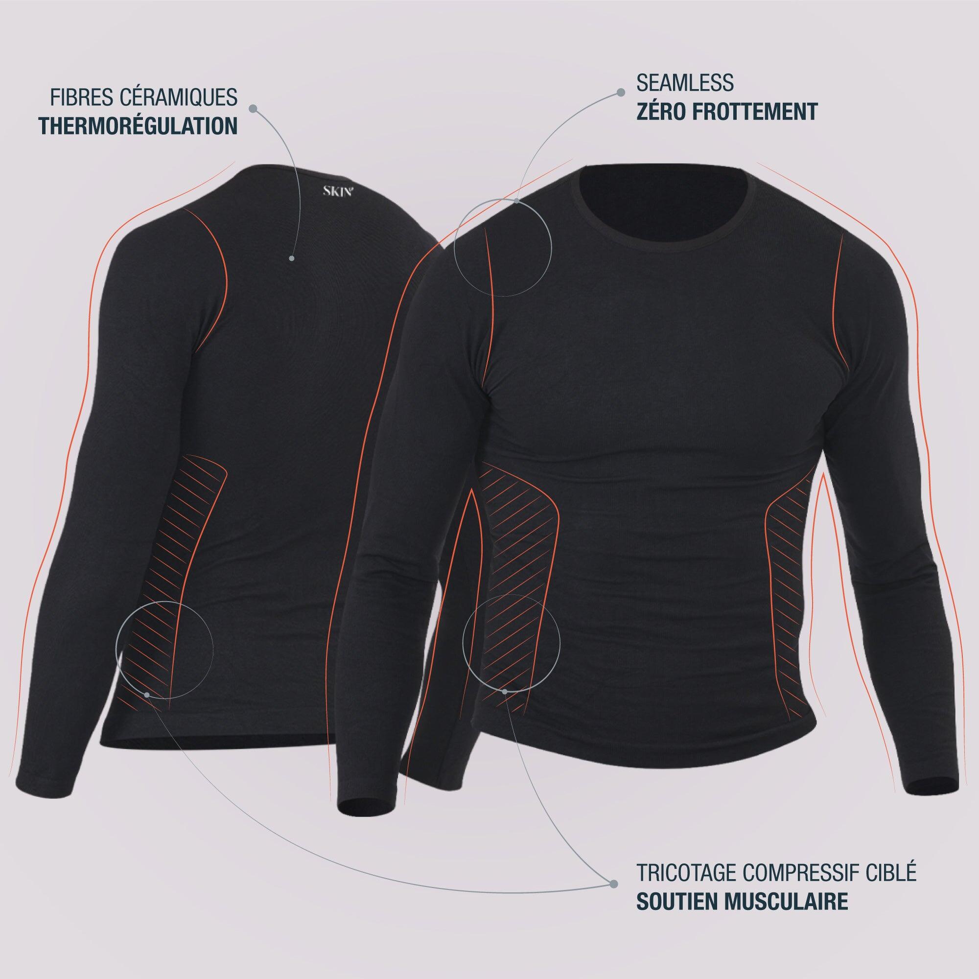 T-shirt homme - manches longues - compression ferme - SKINUP Sport 5/5