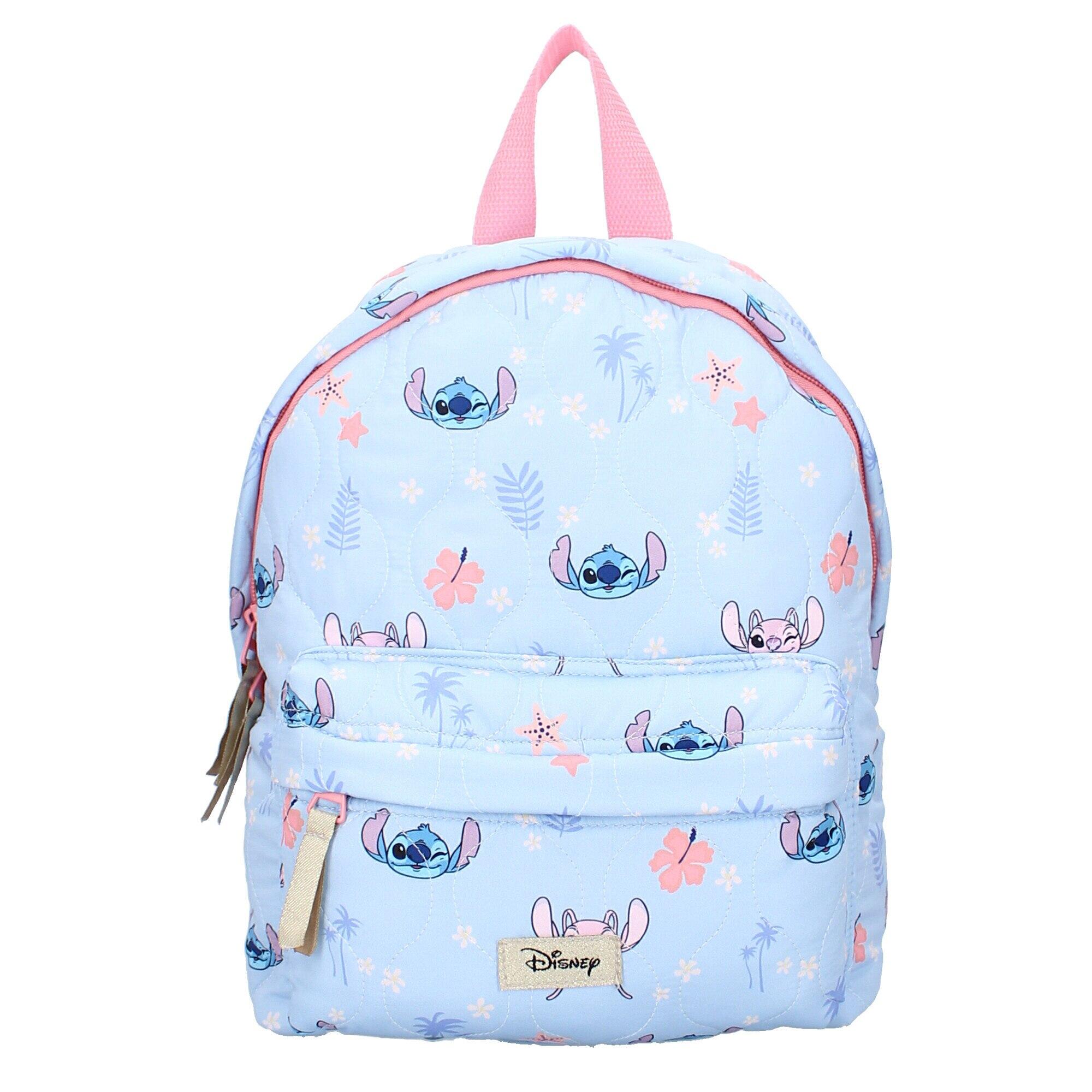 Rucsac Blooming Bright, Stitch, 31x22x12 cm, cu doua compartimente,