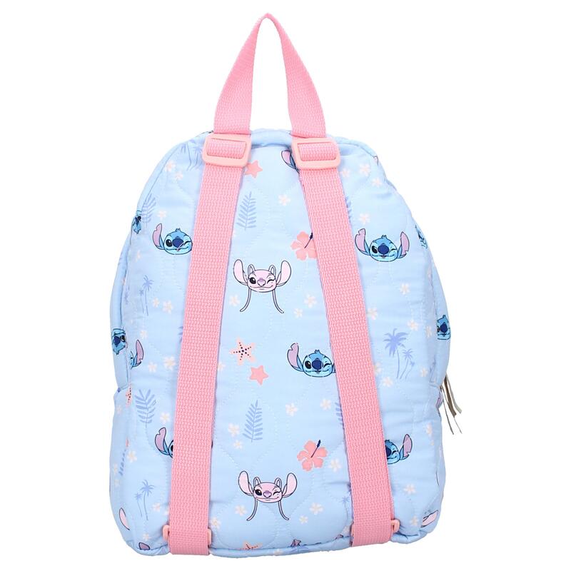Rucsac Blooming Bright, Stitch, 31x22x12 cm, cu doua compartimente,