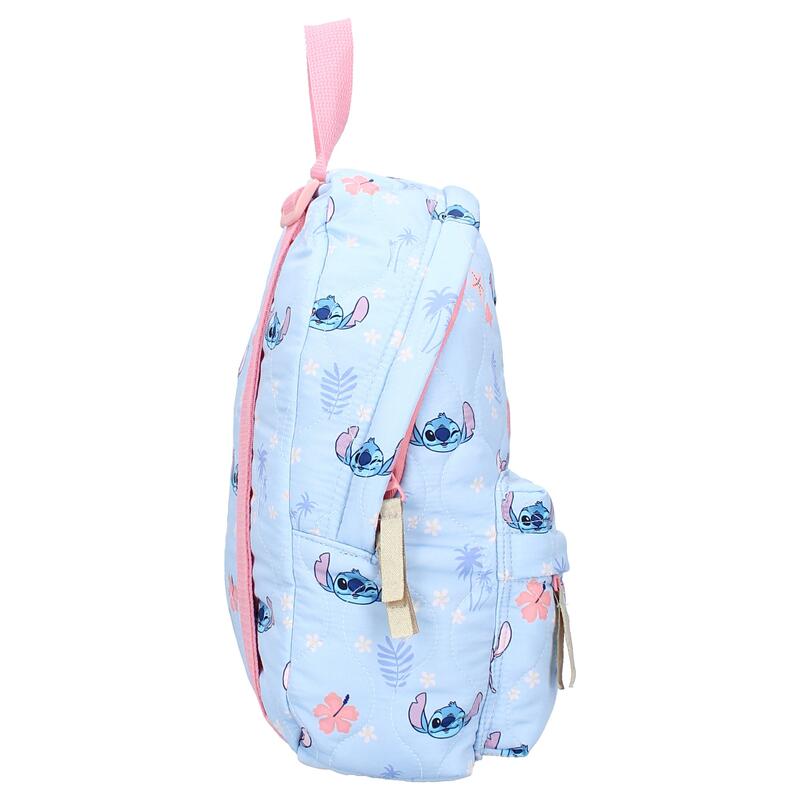 Rucsac Blooming Bright, Stitch, 31x22x12 cm, cu doua compartimente,