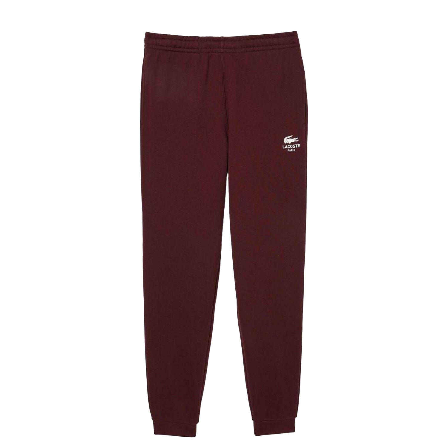 LACOSTE Pantaloni da jogging Lacoste bordeaux 100% cotone taglio regular
