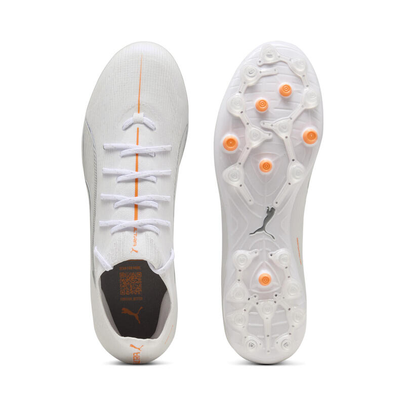 Ghete fotbal control precis Ultra 6 Ultimate Mg alb PUMA
