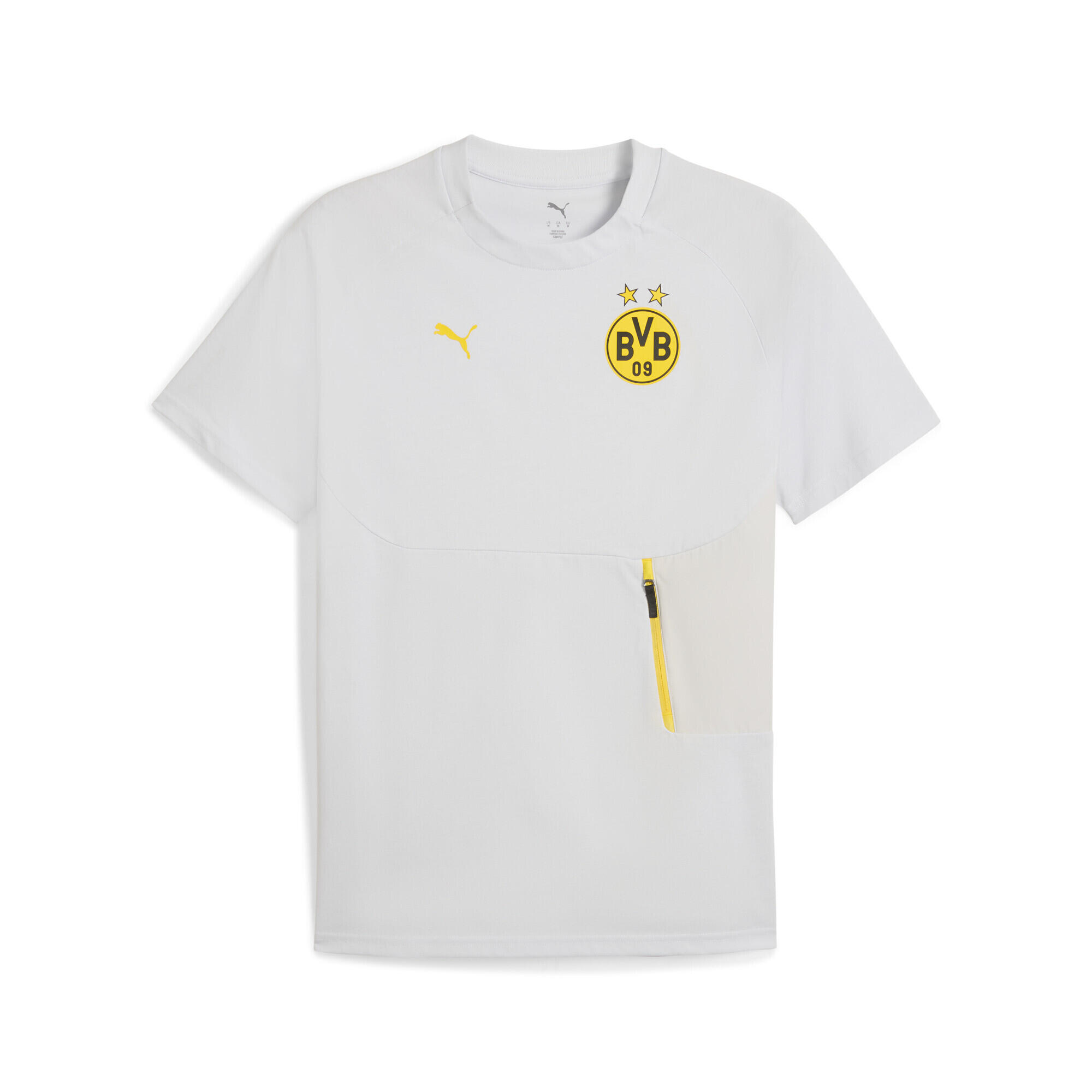 Męska koszulka Borussia Dortmund PUMATECH z kieszenią PUMA
