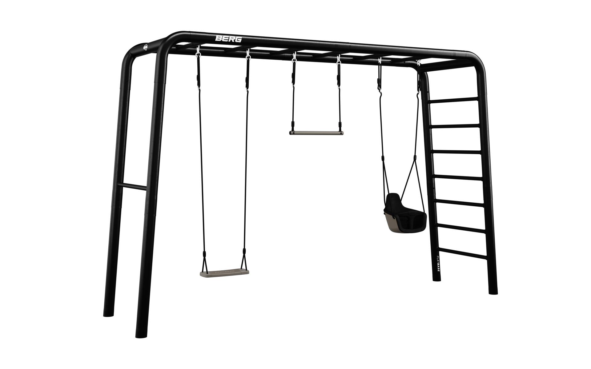 PlayBase Large + Toddler Set, avec balançoire, trapèze & siège bébé 1/7
