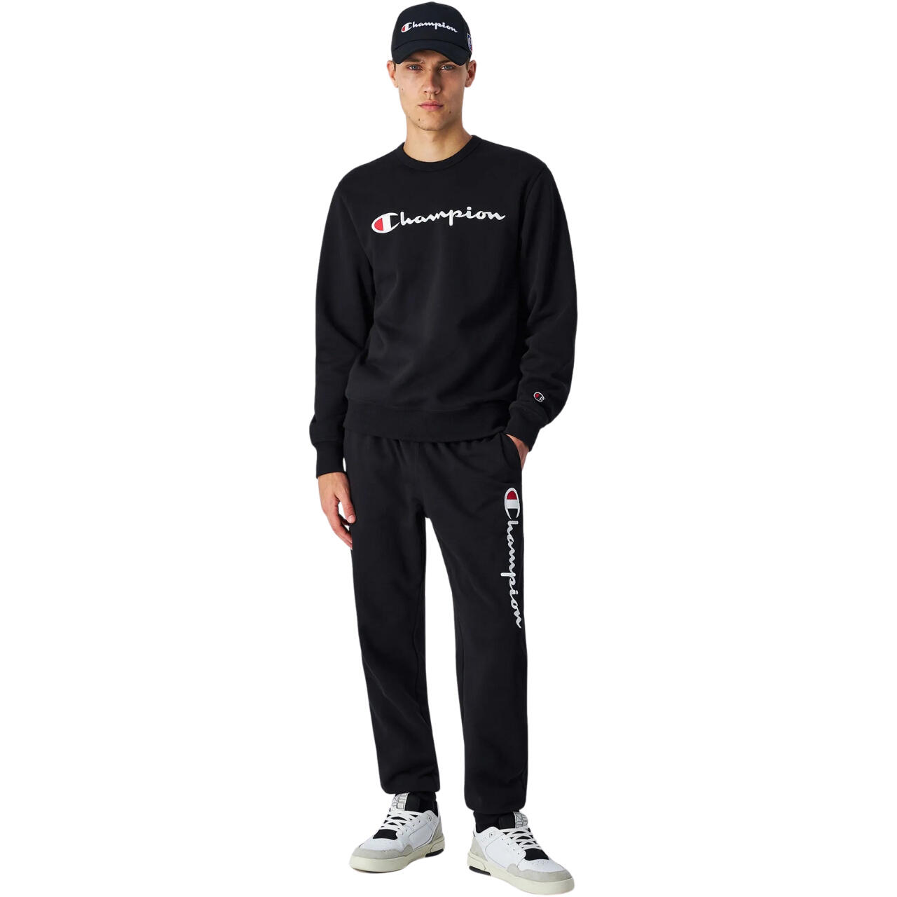 Champion Rib Cuff Pants Homme - Pantalon sport avec bords-côtes et cordon 5/5