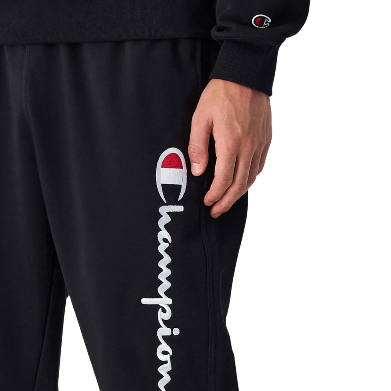 Champion Rib Cuff Pants Homme - Pantalon sport avec bords-côtes et cordon 4/5