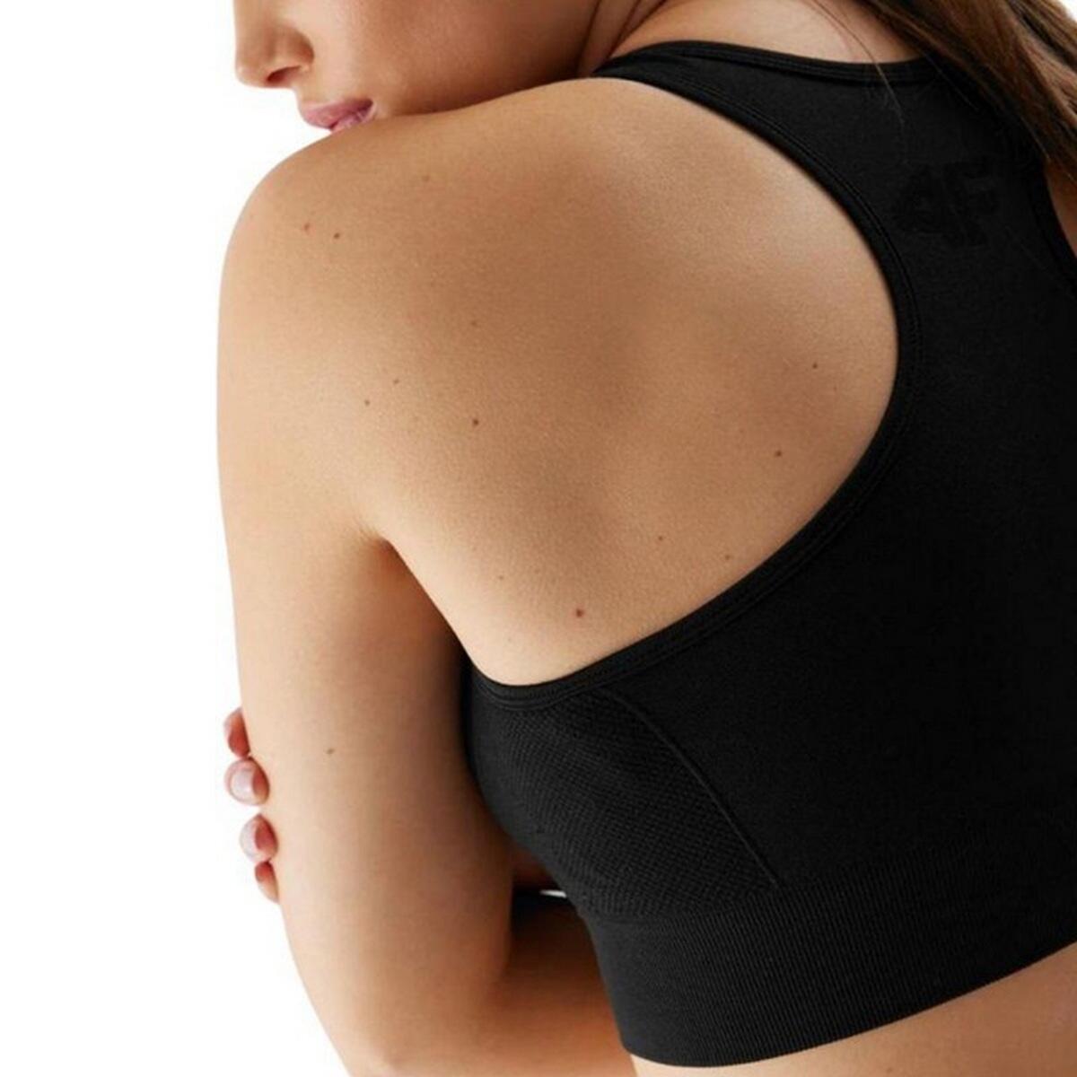 Sujetador Deportivo para Mujer Negro 4/5