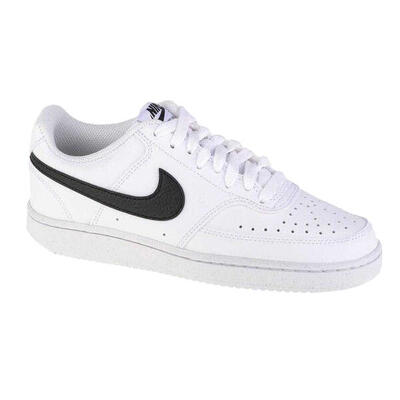 Dames court vision next nature lage sportschoenen (wit. zwart)