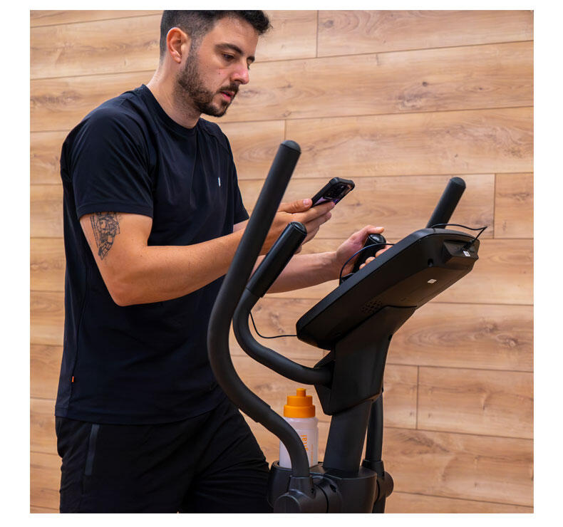 Vélo elliptique i.Quantum II - Magnétique - 20kg - 45cm - 24 niveaux 7/7