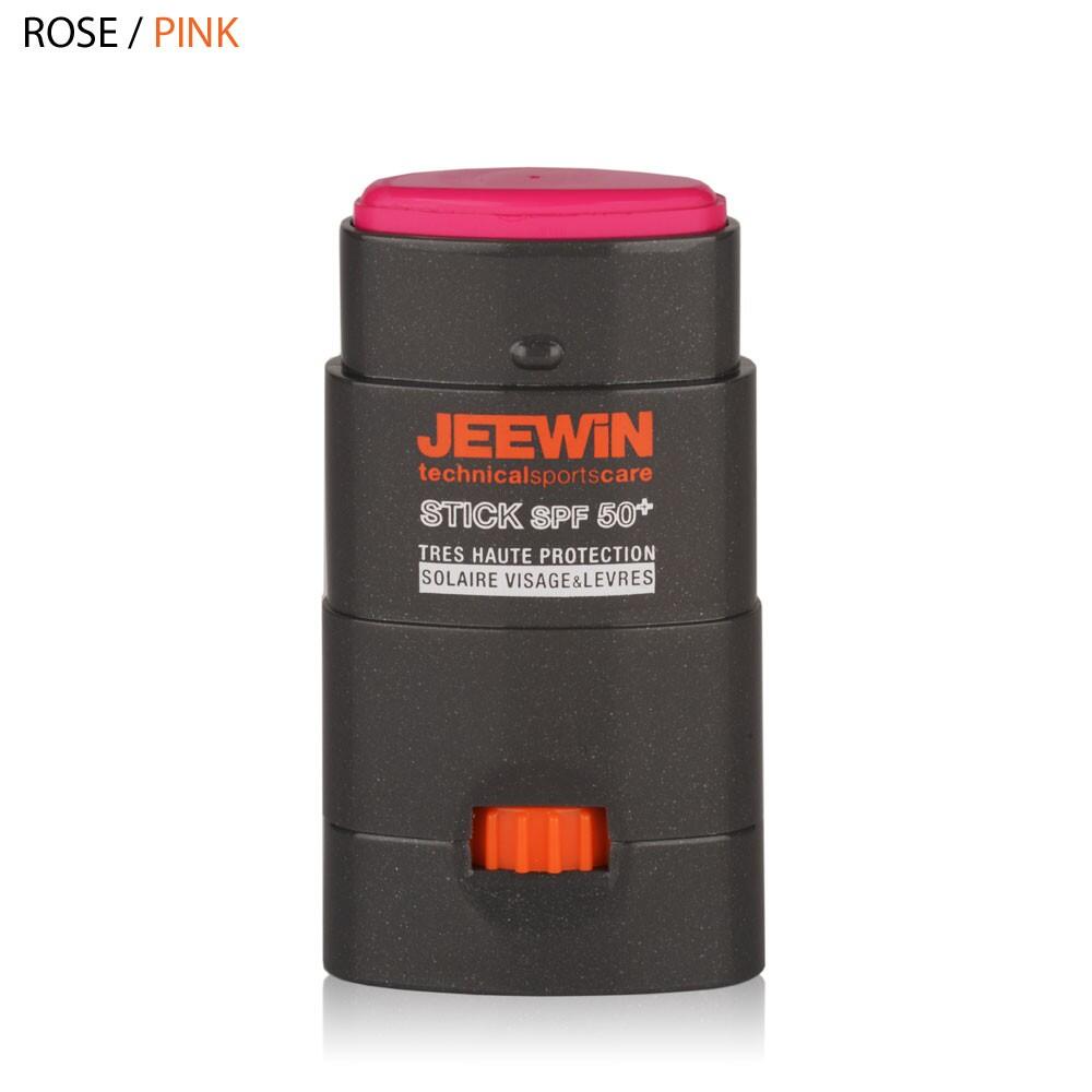 Jeewin - Stick Solaire Coloré Spf50+ Visage&lèvres Waterproof Reefsafe Rose (12g) - Stick Lèvre - 12 G - Decathlon