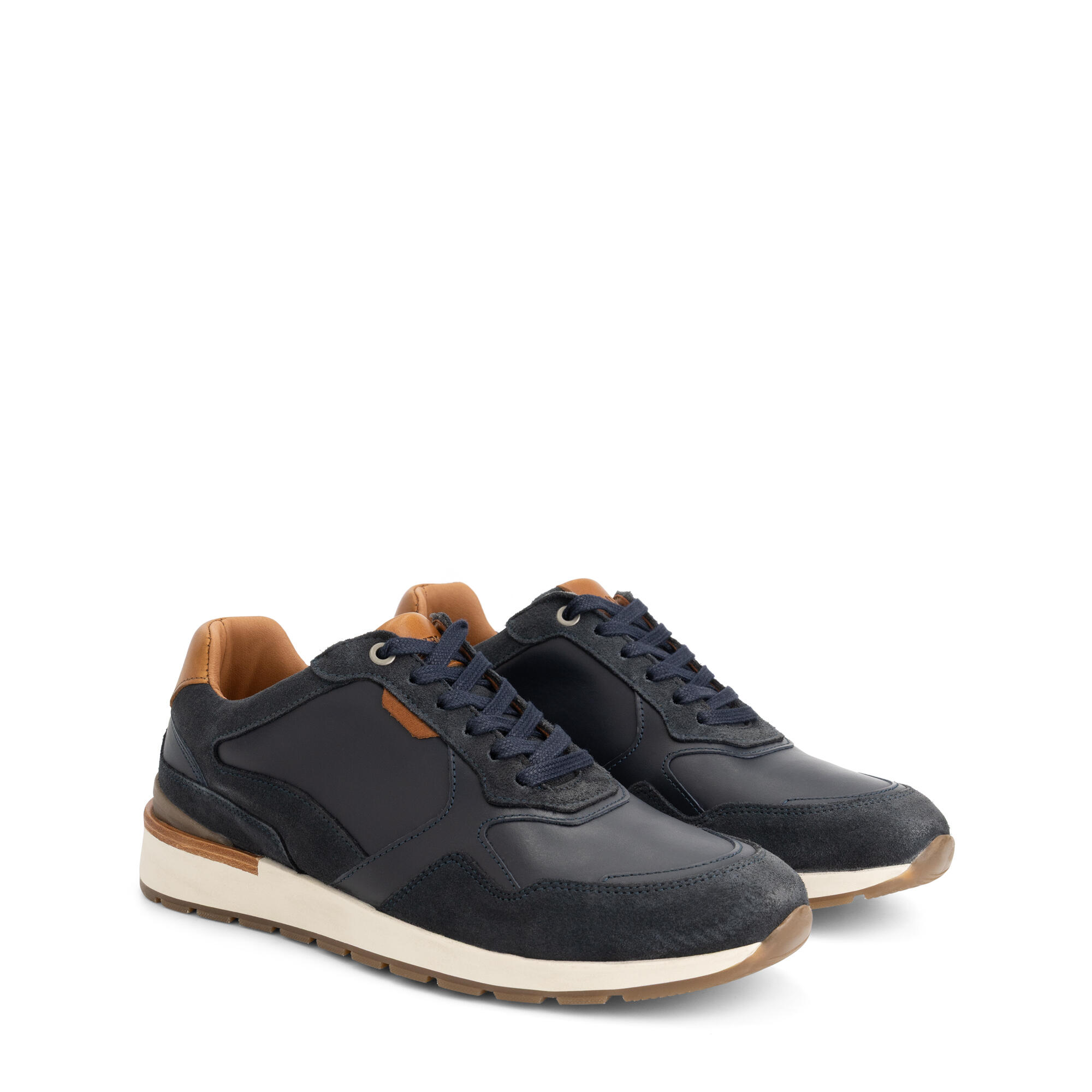 Travelin' - Dalton Homme - Baskets - Cuir - Bleu Marine - Baskets - Bleu - Decathlon