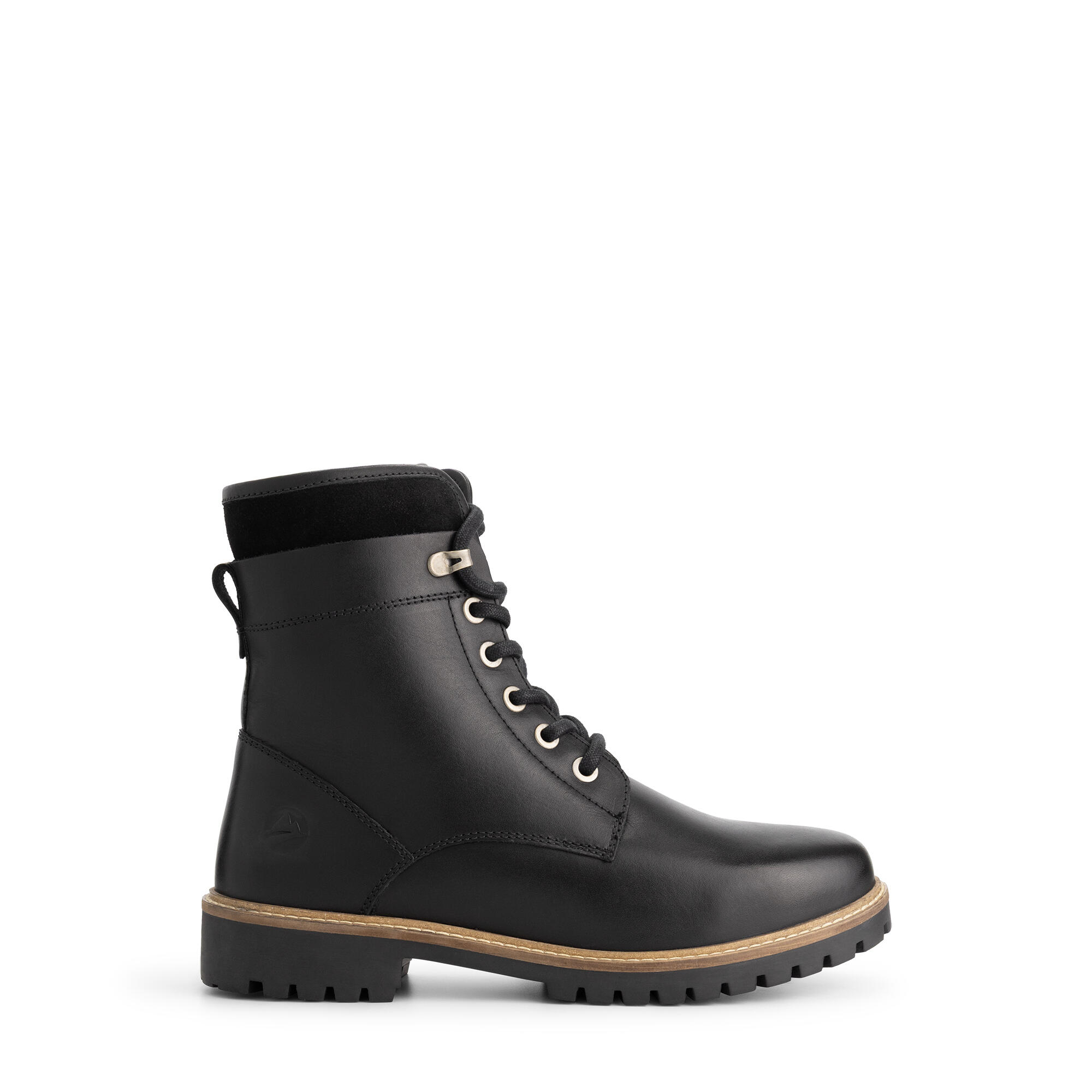 Langdets Men - Bottes à lacets - Doublure en laine - Noir 3/7