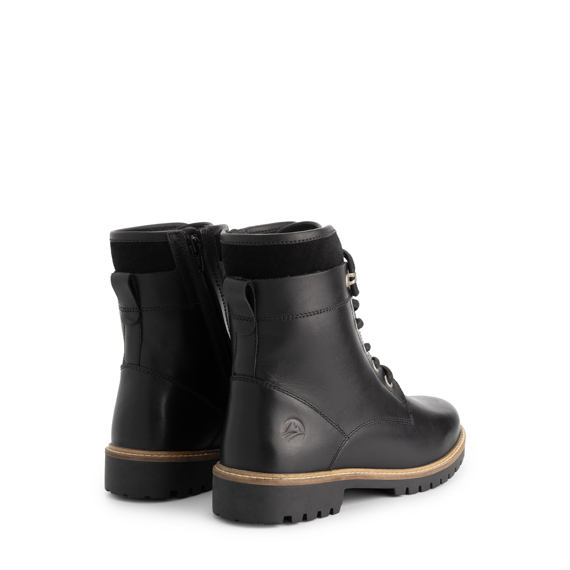 Langdets Men - Bottes à lacets - Doublure en laine - Noir 2/7