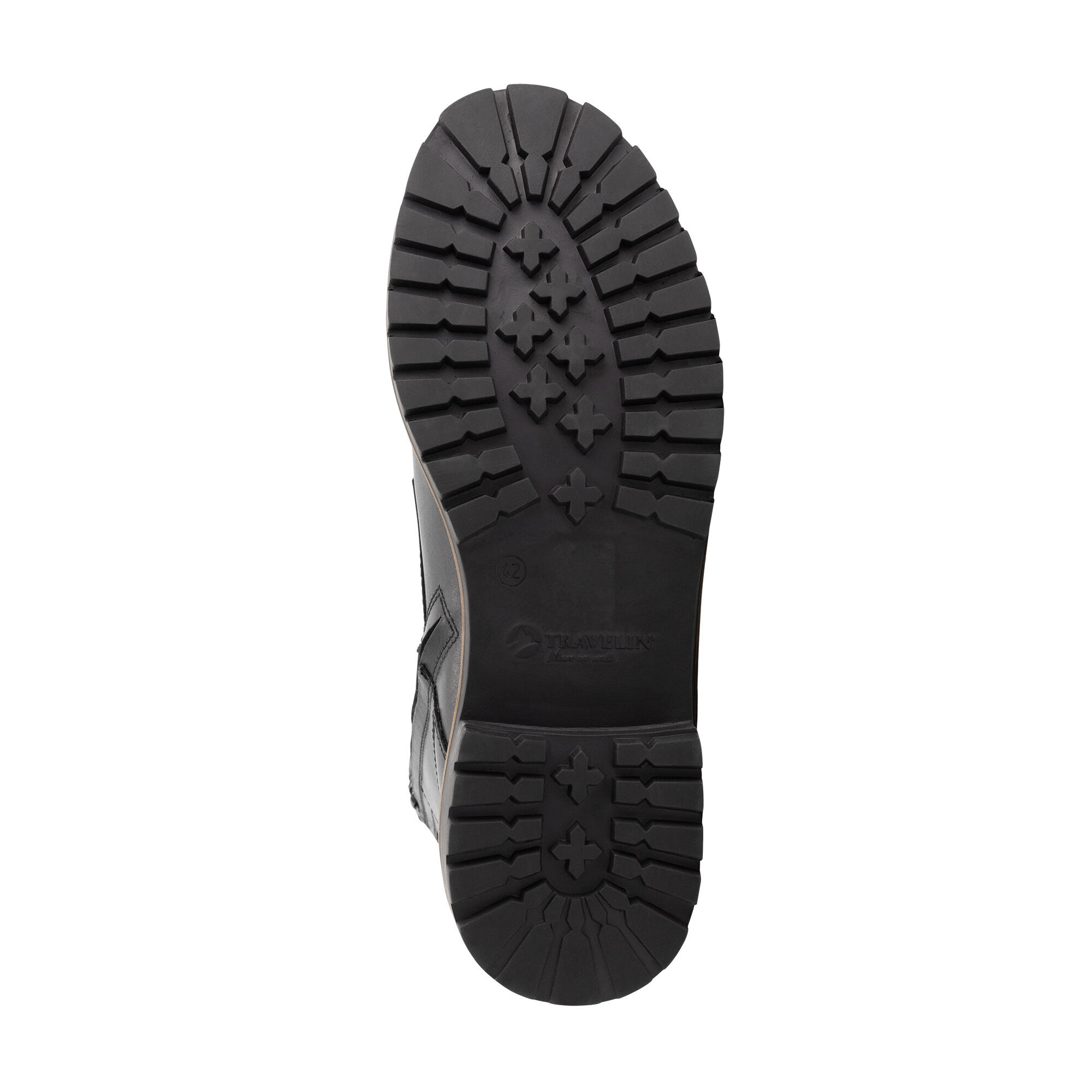 Langdets Men - Bottes à lacets - Doublure en laine - Noir 6/7