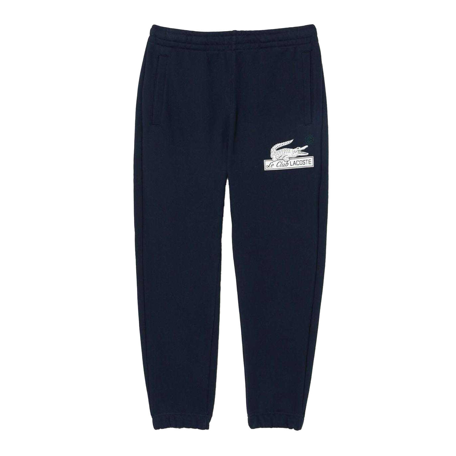 LACOSTE Pantaloni da jogging uomo Lacoste M blu navy cotone biologico