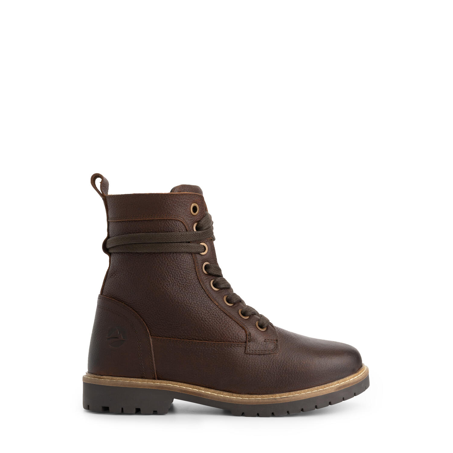 Kongsmark Femmes - Bottes à lacets - Doublées de laine - Marron foncé 3/6