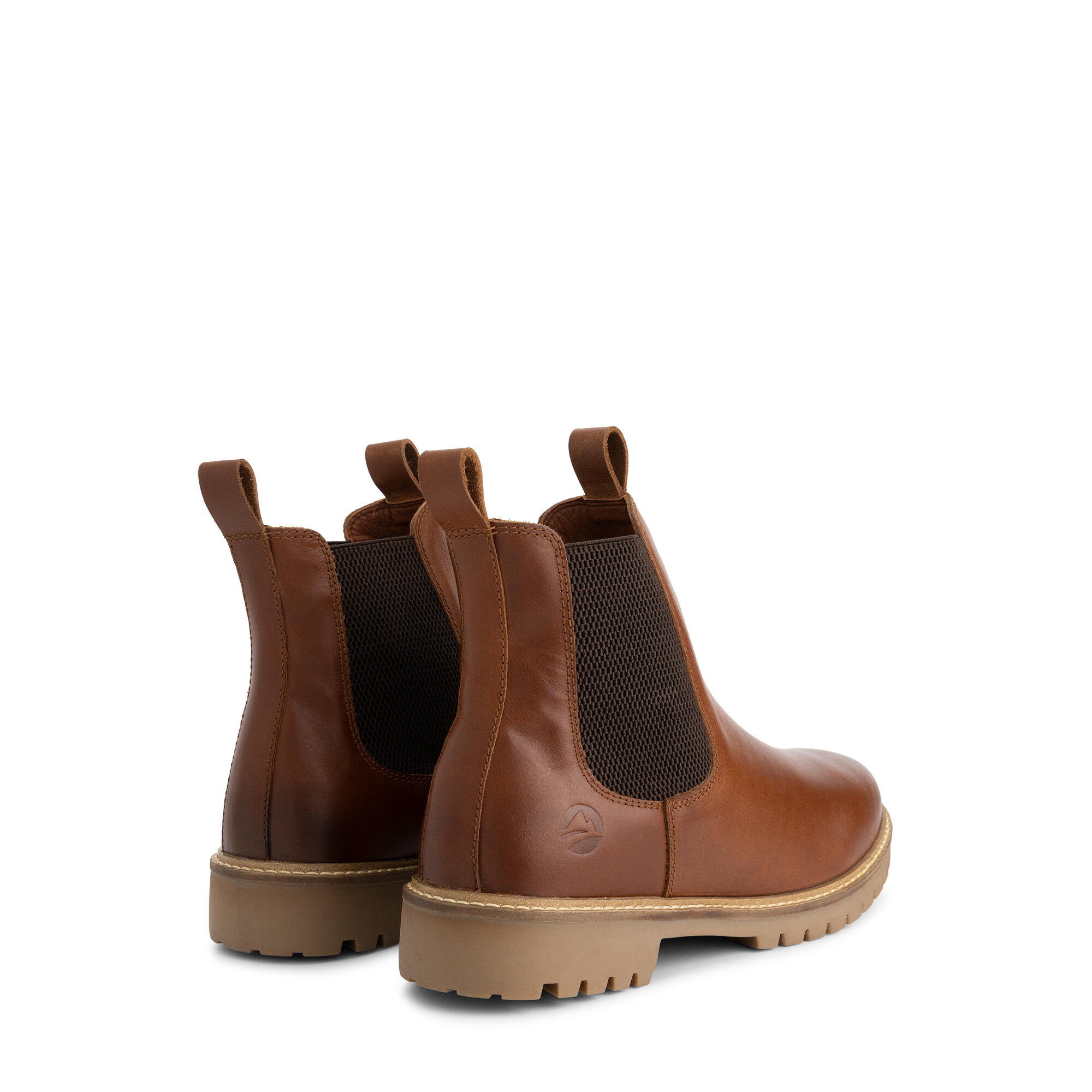 Hemsedal Homme - Bottines Chelsea - Doublées de laine - Cognac 2/5