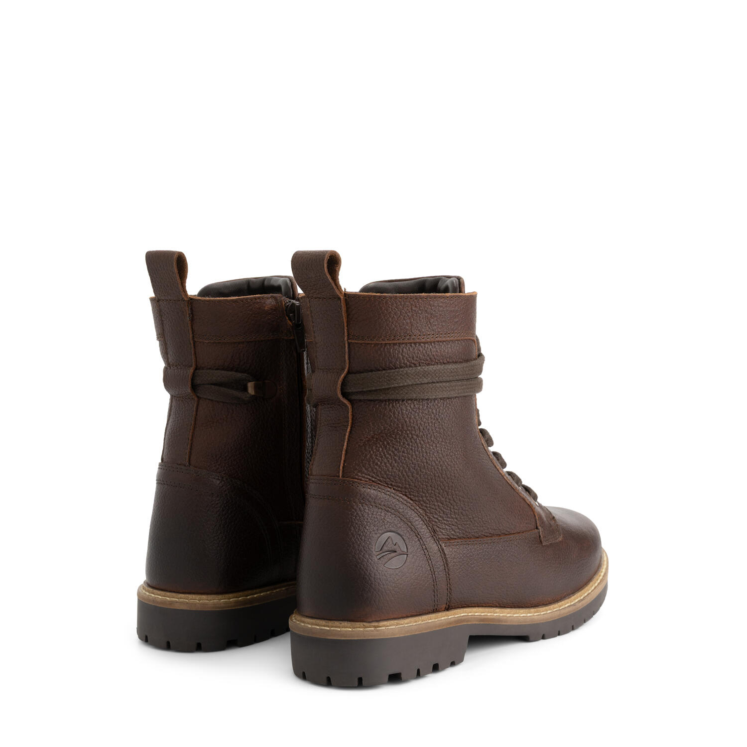 Kongsmark Femmes - Bottes à lacets - Doublées de laine - Marron foncé 2/6