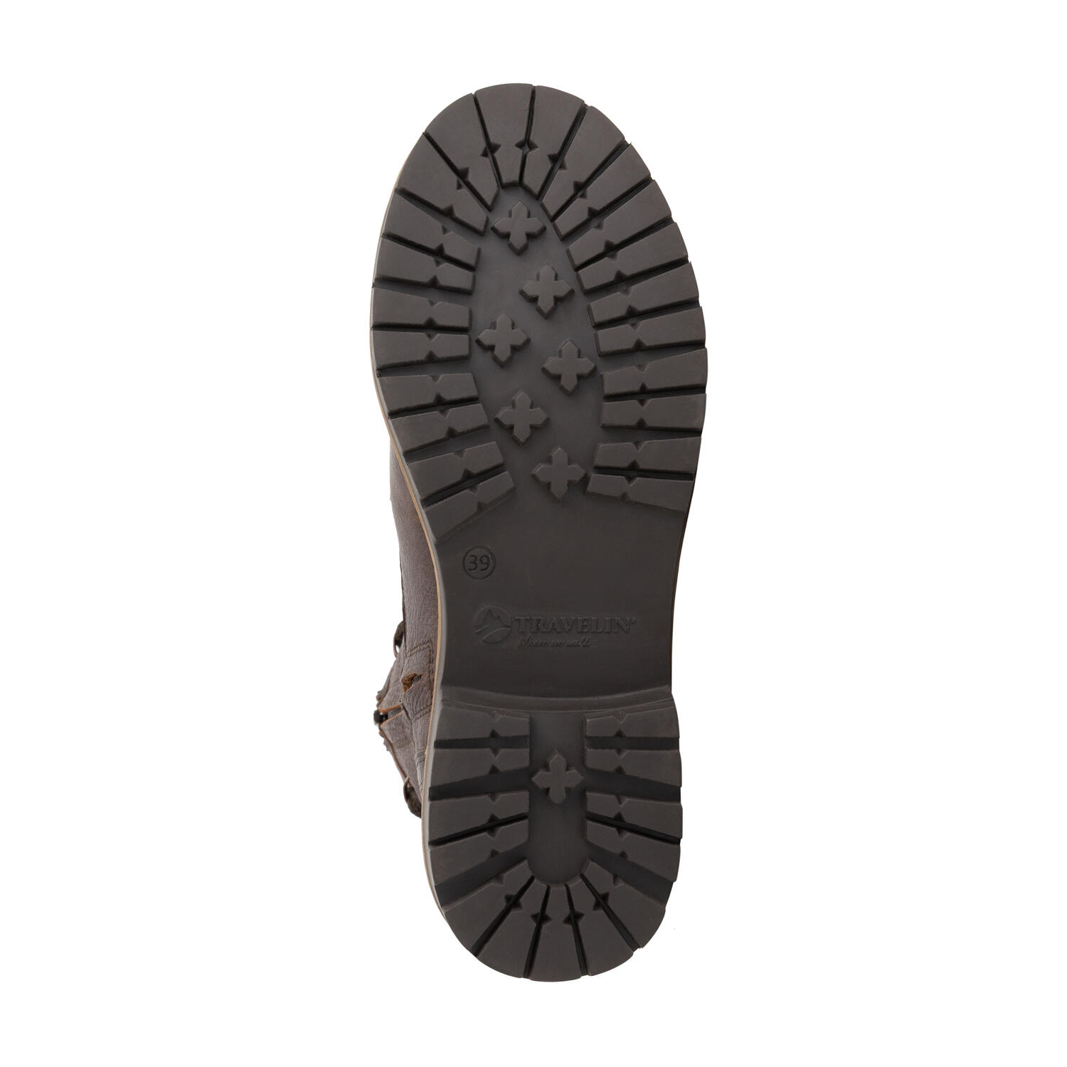 Kongsmark Femmes - Bottes à lacets - Doublées de laine - Marron foncé 5/6
