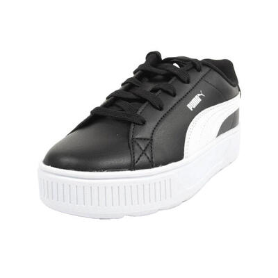 Zapatillas Deportivas de Cuero Karmen para Niños/Niñas Negro, Blanco