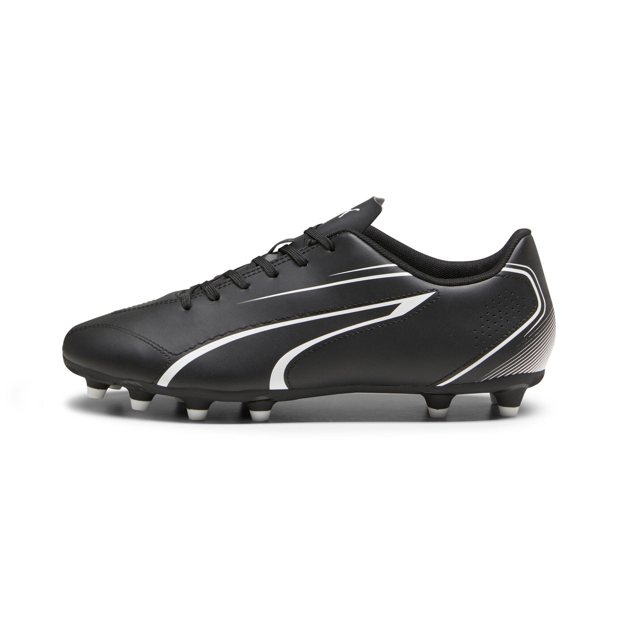 Puma - Chaussures De Football Puma Vitoria Fg/ag - Chaussures De Football - Blanc|noir - 44,5 - Decathlon