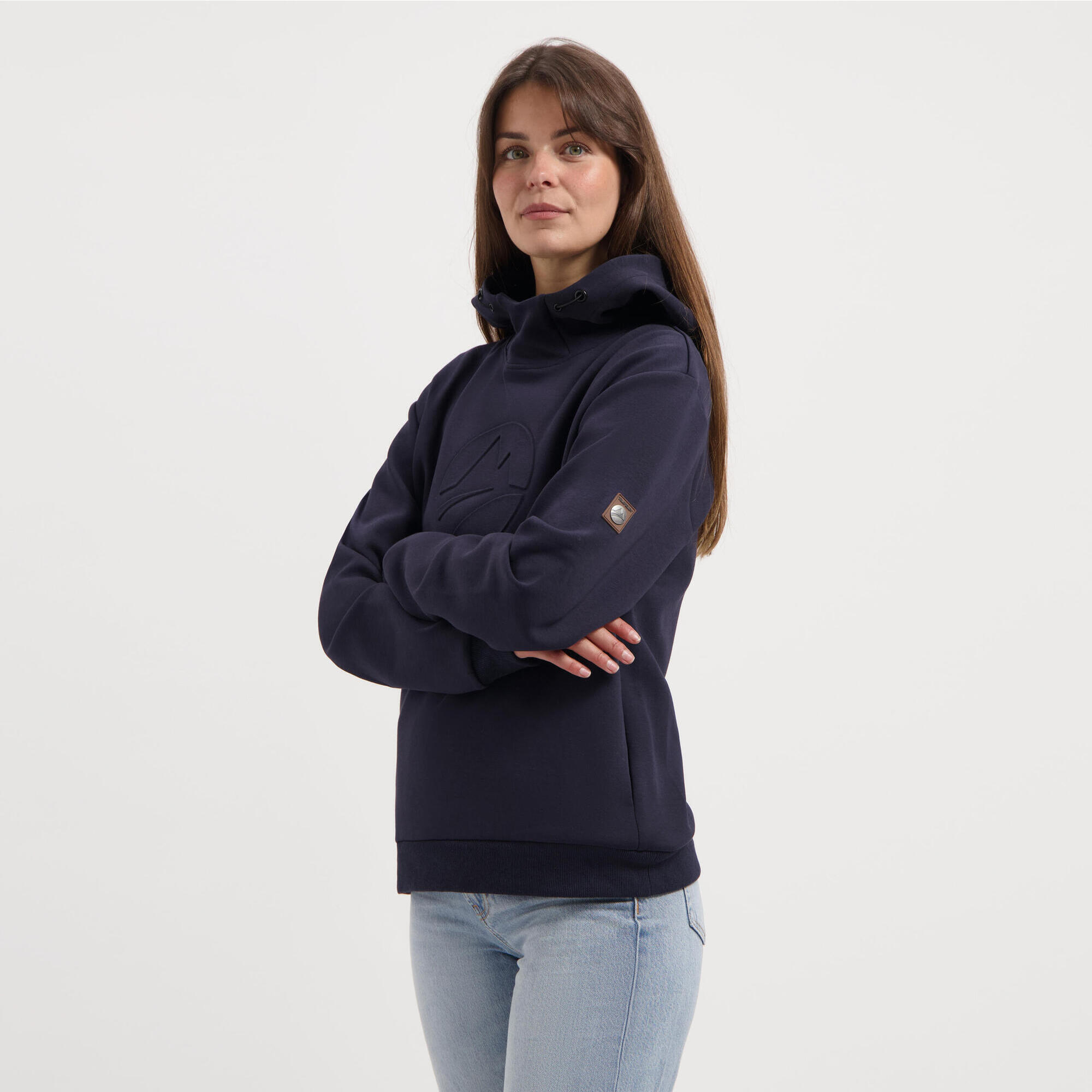 Travelin' - Lona Femmes - Sweat À Capuche - Bleu Marine - Pull - Bleu - Decathlon