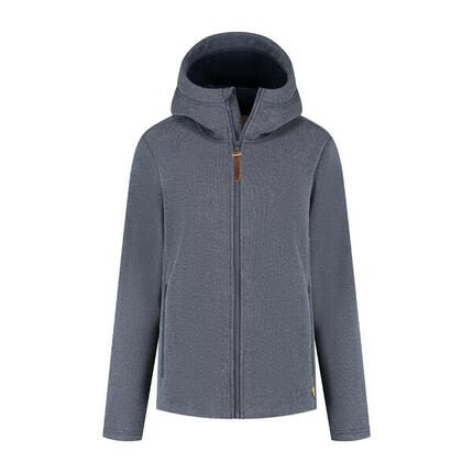 MGO Macy Damen - Outdoor-Strickjacke - Fleecejacke - Marine