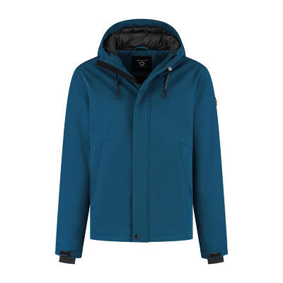 Krist Uomo - Giacca invernale Softshell - Foderata - Blu navy