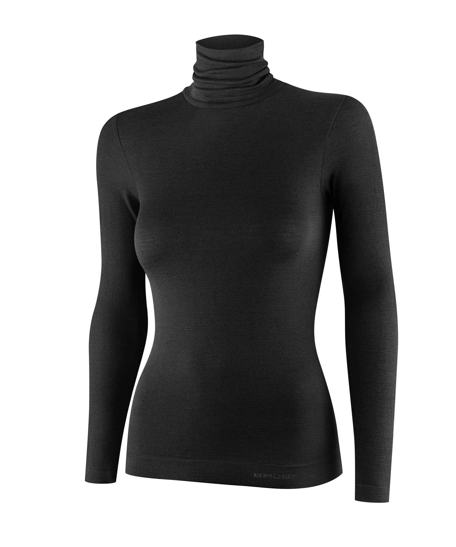 Koszulka damska golf z wełną Brubeck COMFORT MERINO 3/5
