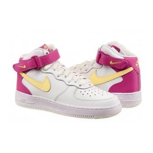 Nike Air Force 1 Mid Dames Wit 2/4