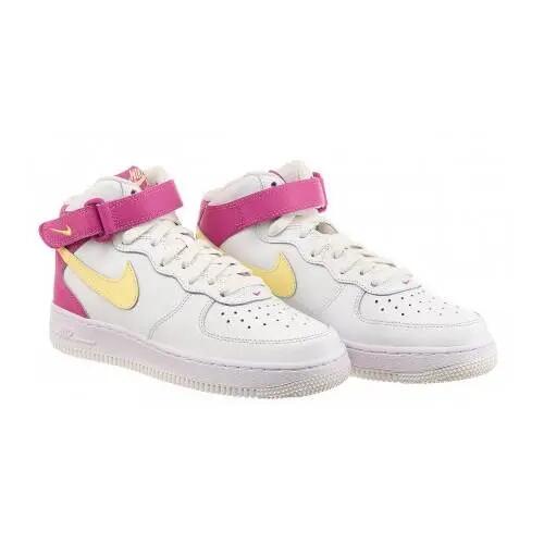 Nike Air Force 1 Mid Dames Wit 4/4