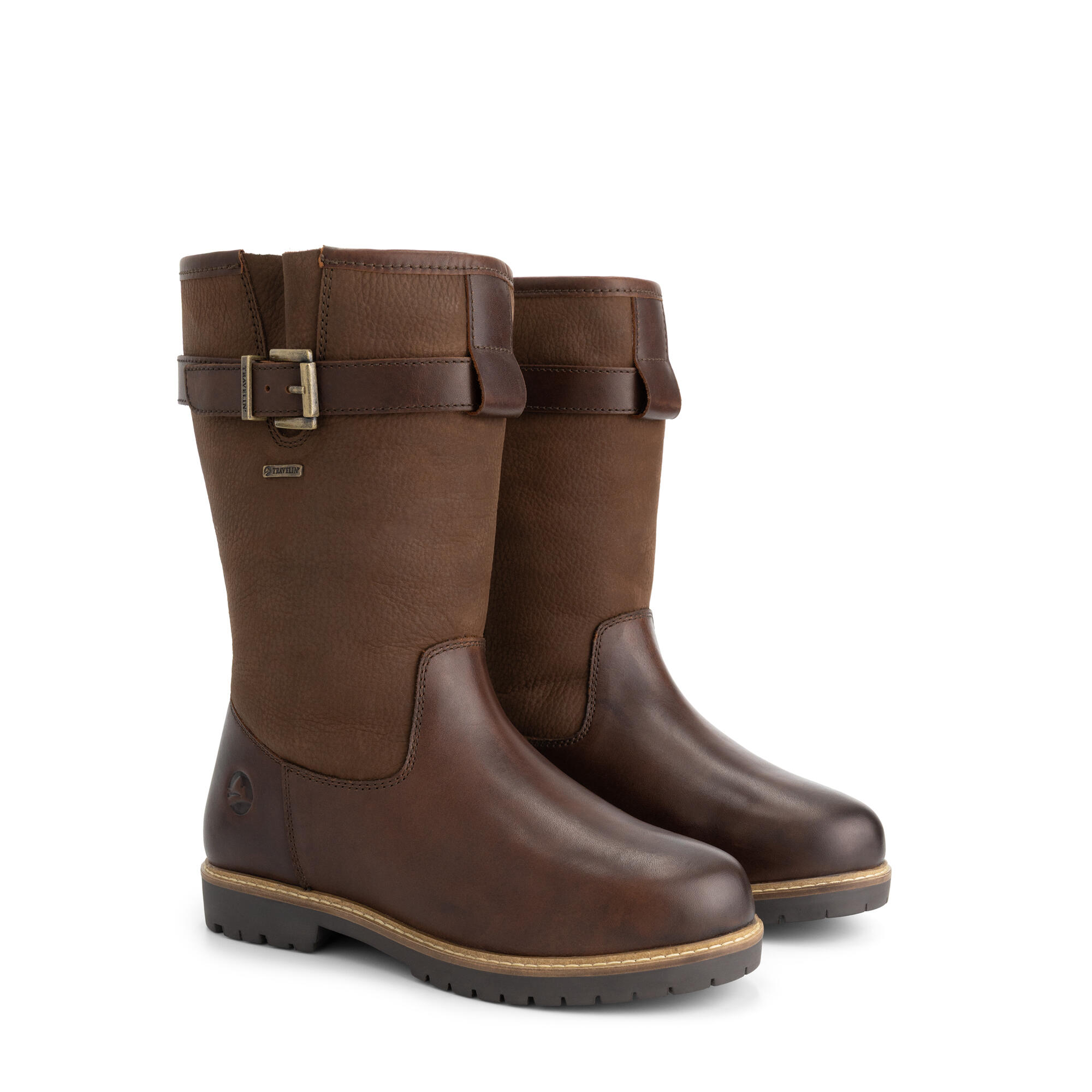 TRAVELIN' Vadso Damen - Outdoor-Stiefel - Wasserdicht - Dunkelbraun