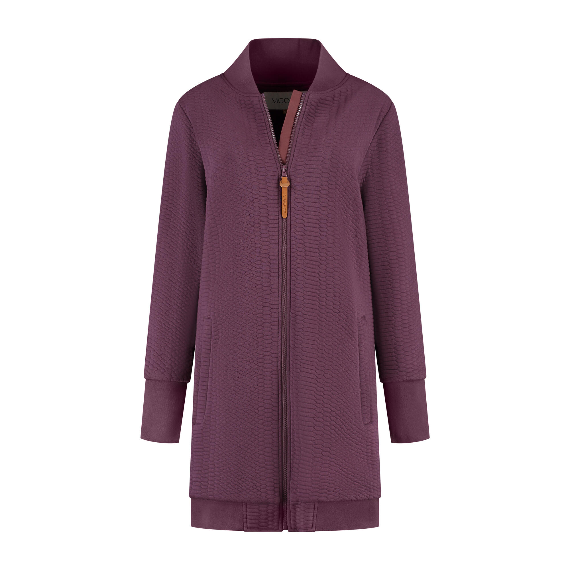 Mgo - Mgo Rosan Femme - Cardigan D'Extérieur Long - Polaire - Sweat - Violet - Pull - Violet - Decathlon