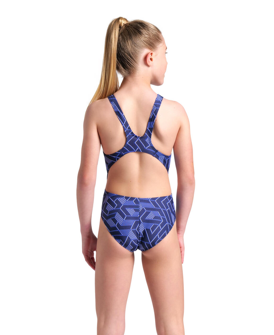 Maillot de bain fille Arena Escape Swim Tech L Équipe Marine bleu 3/5